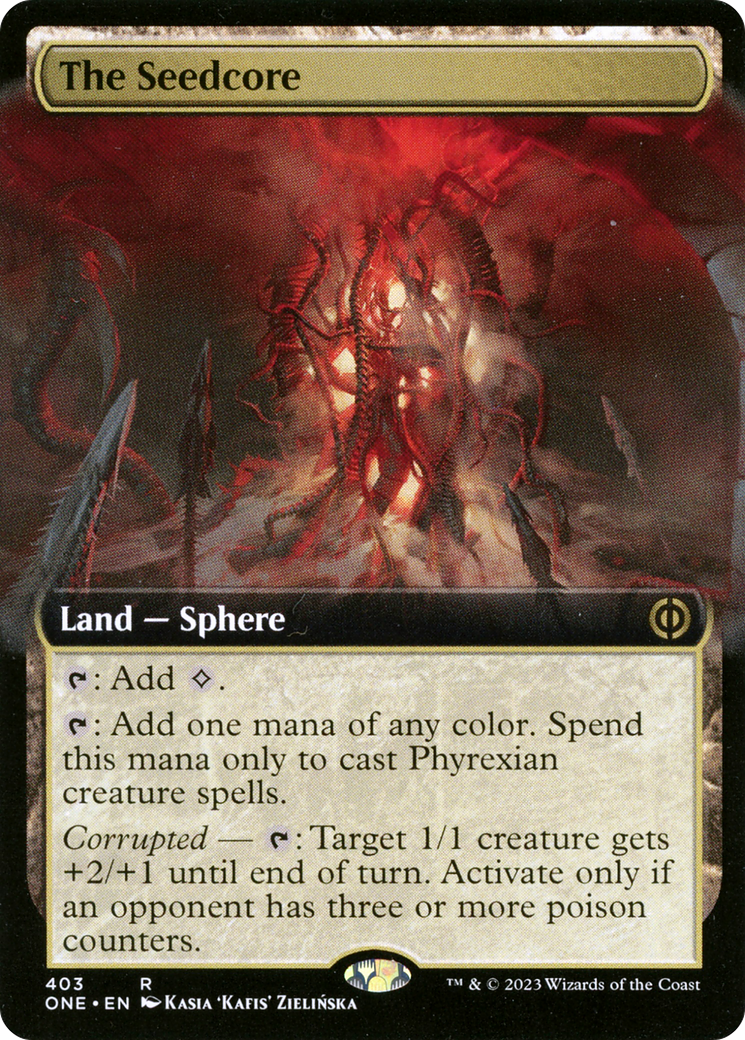 The Seedcore (Extended Art) [Phyrexia: All Will Be One] | Enigma On Main