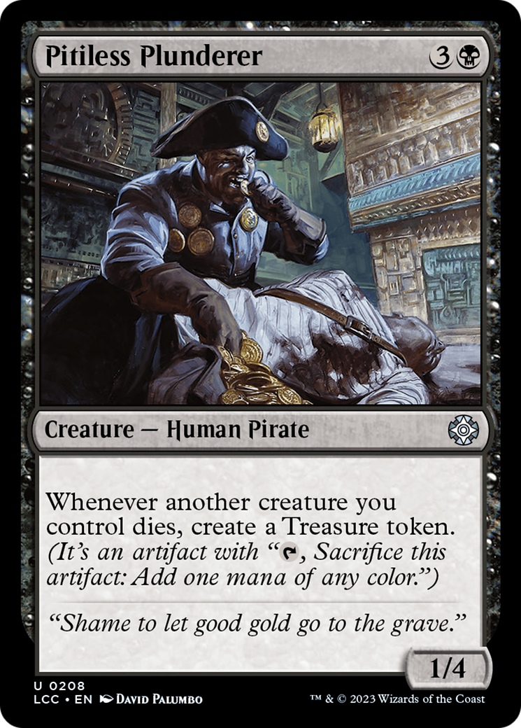 Pitiless Plunderer [The Lost Caverns of Ixalan Commander] | Enigma On Main