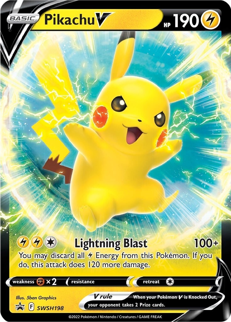 Pikachu V (SWSH198) [Sword & Shield: Black Star Promos] | Enigma On Main