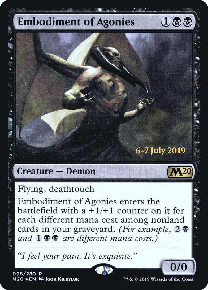 Embodiment of Agonies  [Core Set 2020 Prerelease Promos] | Enigma On Main