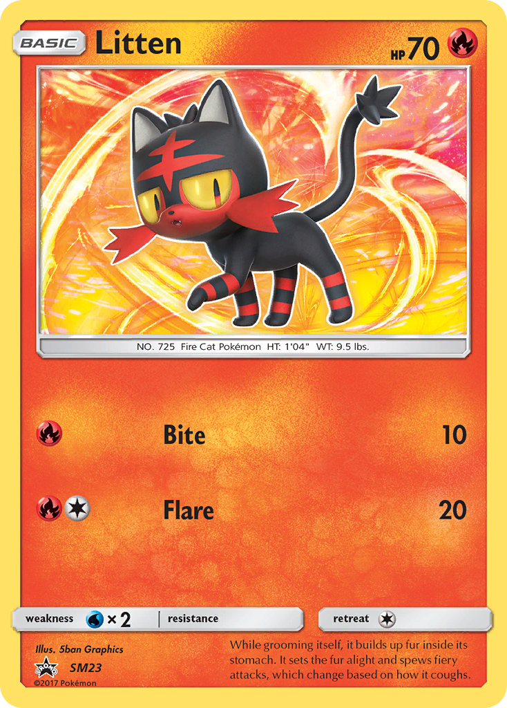 Litten (SM23) [Sun & Moon: Black Star Promos] | Enigma On Main