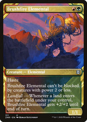 Brushfire Elemental (Showcase) [Zendikar Rising] | Enigma On Main