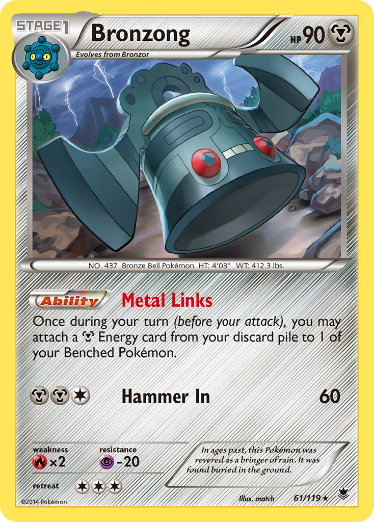 Bronzong (61/119) [XY: Phantom Forces] | Enigma On Main