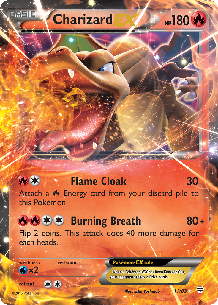 Charizard EX (11/83) [XY: Generations] | Enigma On Main