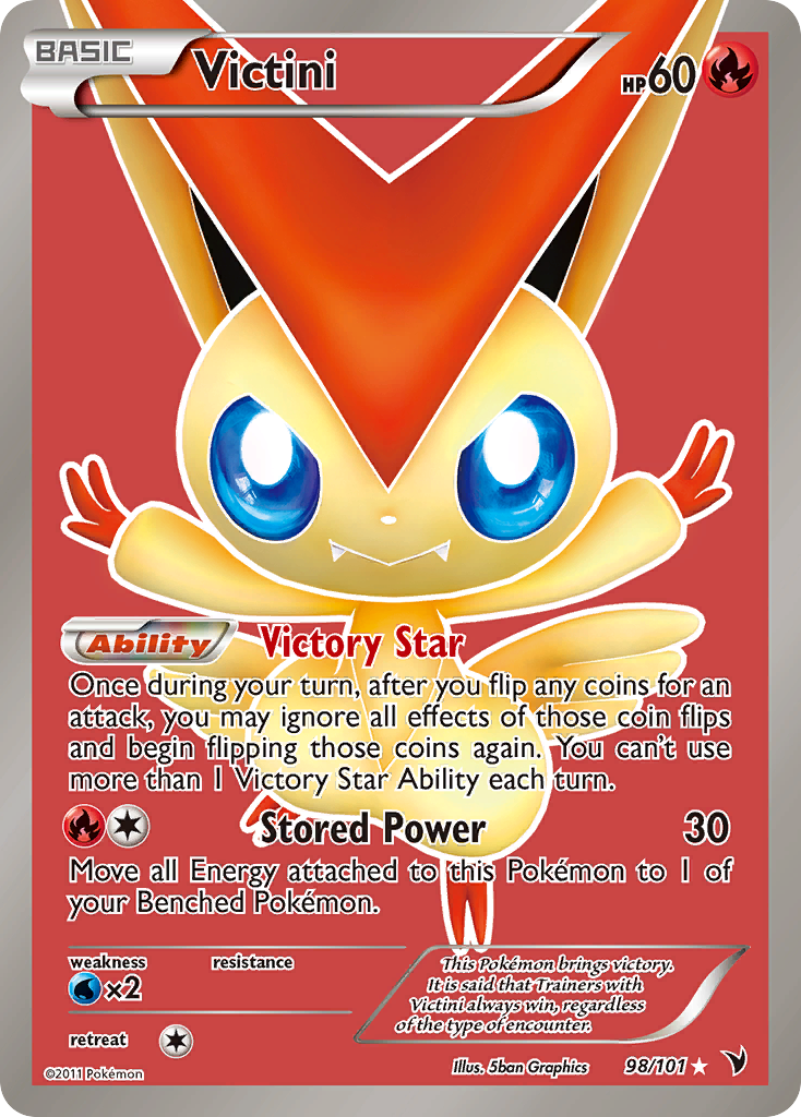 Victini (98/101) [Black & White: Noble Victories] | Enigma On Main