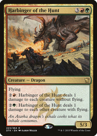 Harbinger of the Hunt [Dragons of Tarkir] | Enigma On Main