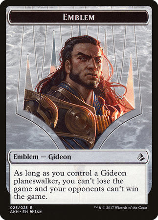 Emblem - Gideon of the Trials [Amonkhet Tokens] | Enigma On Main