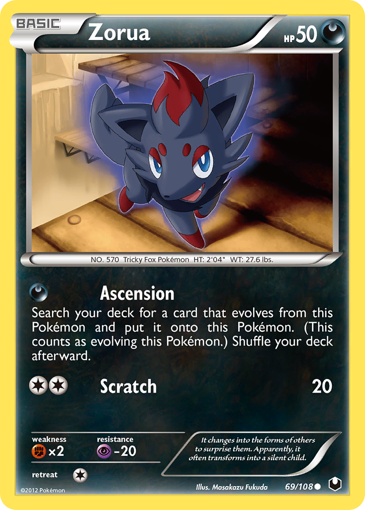 Zorua (69/108) [Black & White: Dark Explorers] | Enigma On Main