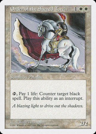 Order of the Sacred Torch [Fifth Edition] | Enigma On Main