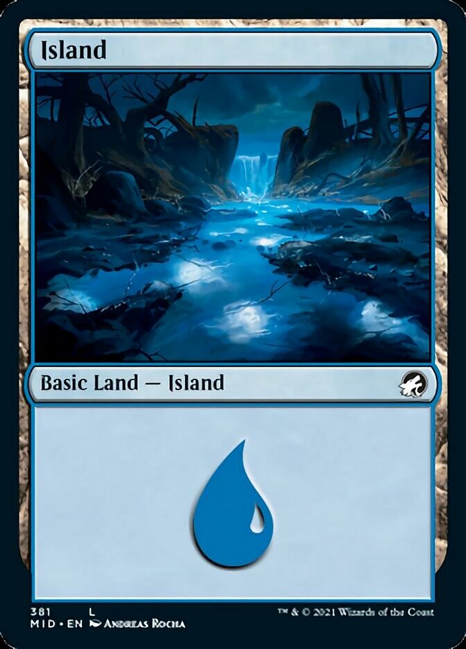 Island (381) [Innistrad: Midnight Hunt] | Enigma On Main