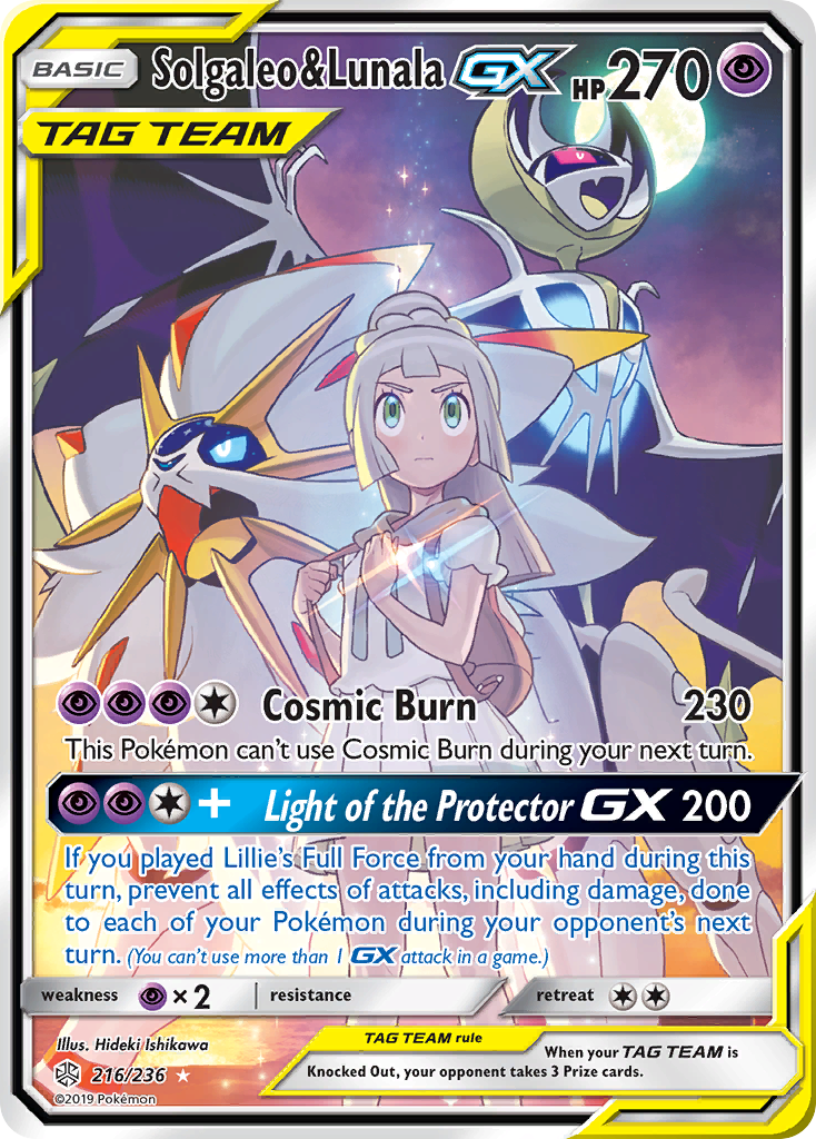 Solgaleo & Lunala GX (216/236) [Sun & Moon: Cosmic Eclipse] | Enigma On Main