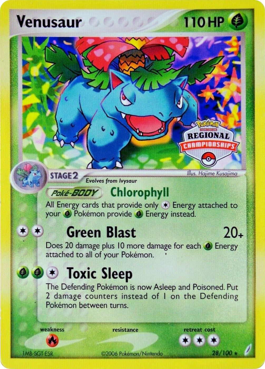 Venusaur (28/100) (Regional Championship Promo) [EX: Crystal Guardians] | Enigma On Main