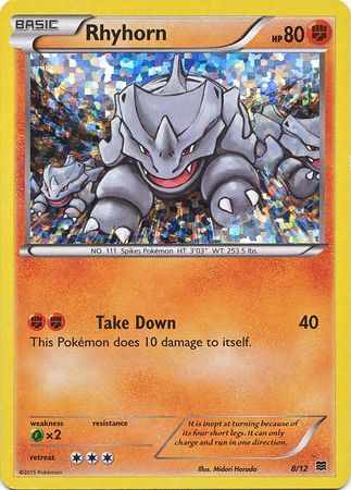 Rhyhorn (8/12) [McDonald's Promos: 2015 Collection] | Enigma On Main