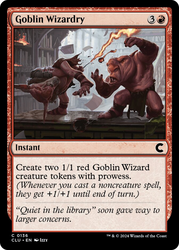 Goblin Wizardry [Ravnica: Clue Edition] | Enigma On Main