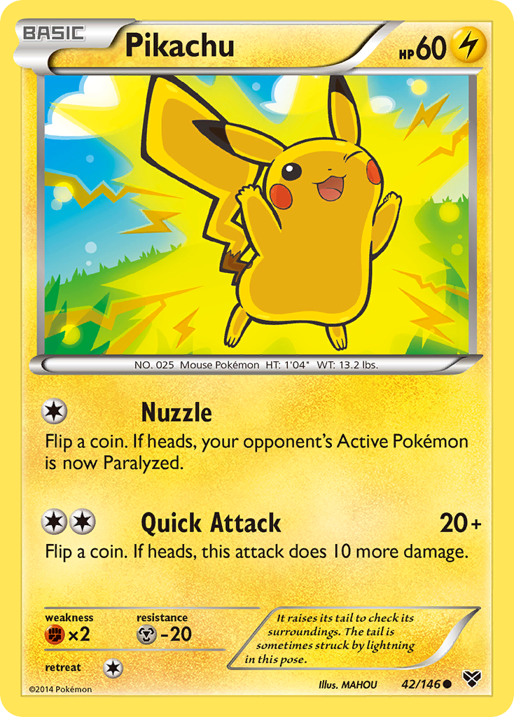 Pikachu (42/146) [XY: Base Set] | Enigma On Main