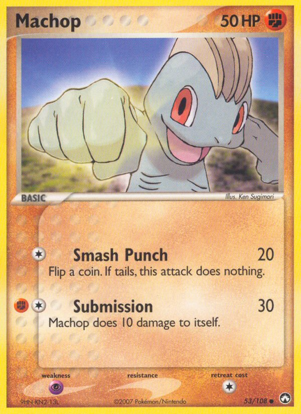 Machop (53/108) [EX: Power Keepers] | Enigma On Main