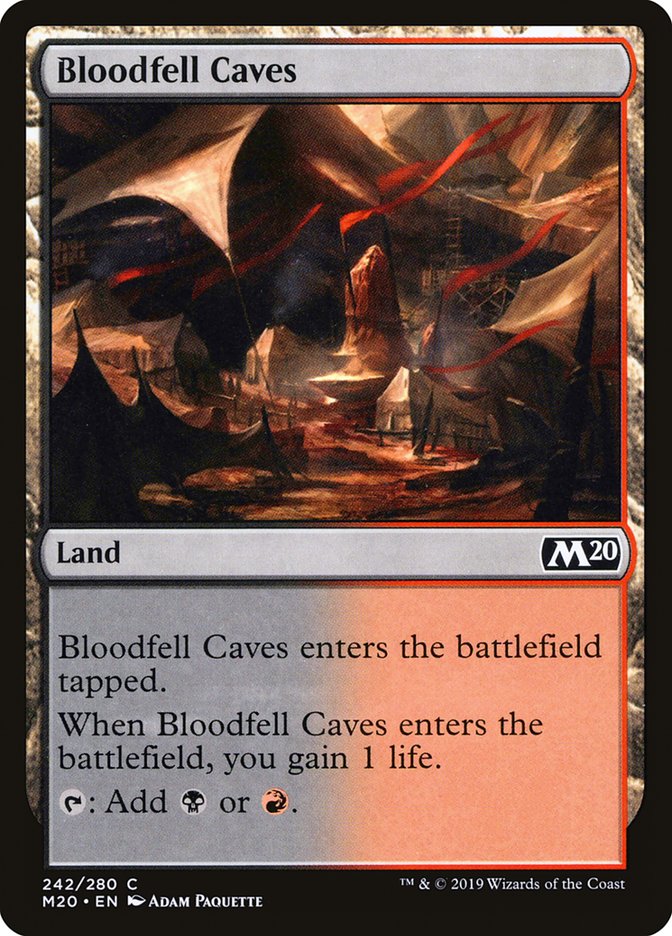 Bloodfell Caves [Core Set 2020] | Enigma On Main