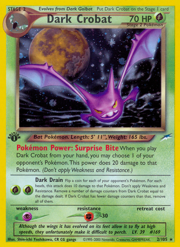 Dark Crobat (2/105) [Neo Destiny 1st Edition] | Enigma On Main