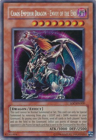 Chaos Emperor Dragon - Envoy of the End [IOC-EN000] Secret Rare | Enigma On Main