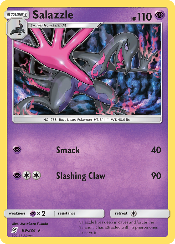 Salazzle (99/236) [Sun & Moon: Unified Minds] | Enigma On Main