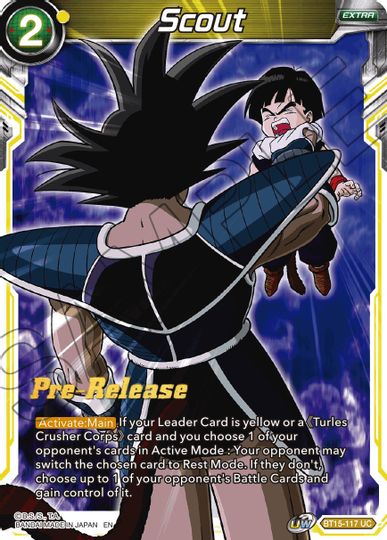 Scout (BT15-117) [Saiyan Showdown Prerelease Promos] | Enigma On Main