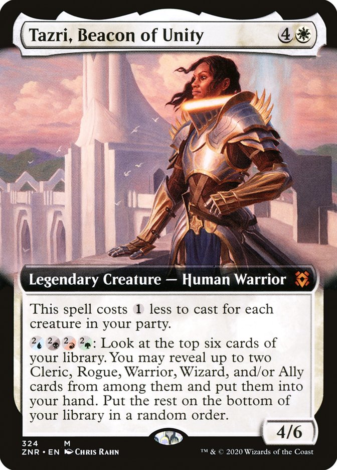 Tazri, Beacon of Unity (Extended Art) [Zendikar Rising] | Enigma On Main