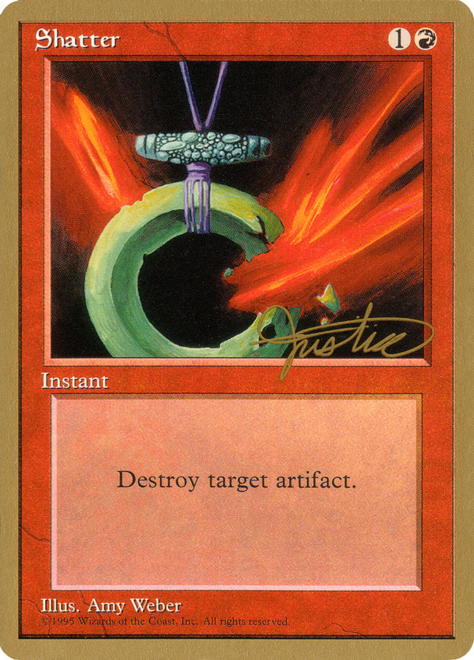 Shatter (Mark Justice) [Pro Tour Collector Set] | Enigma On Main