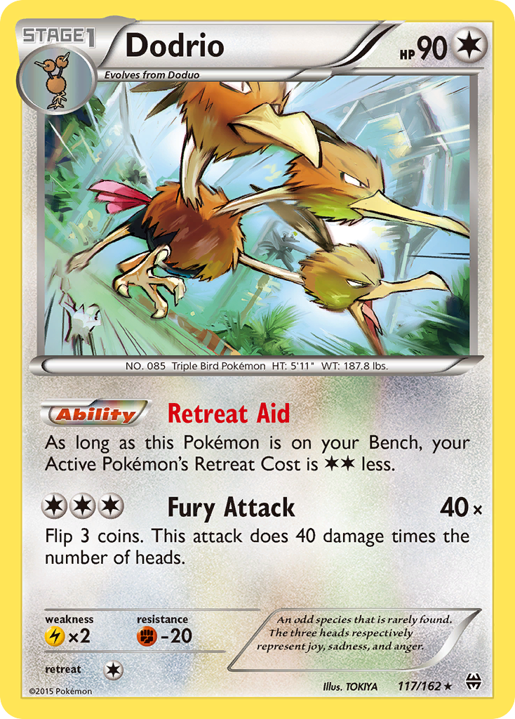 Dodrio (117/162) [XY: BREAKthrough] | Enigma On Main