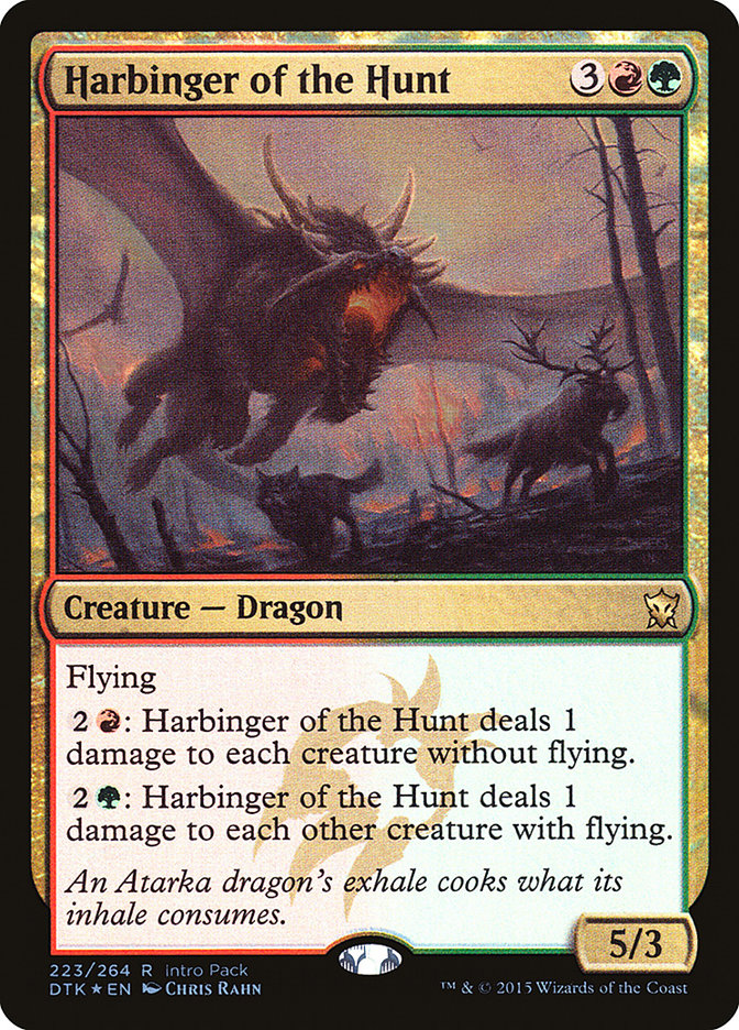 Harbinger of the Hunt (Intro Pack) [Dragons of Tarkir Promos] | Enigma On Main