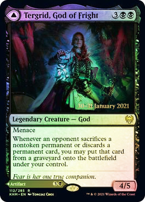 Tergrid, God of Fright // Tergrid's Lantern  [Kaldheim Prerelease Promos] | Enigma On Main