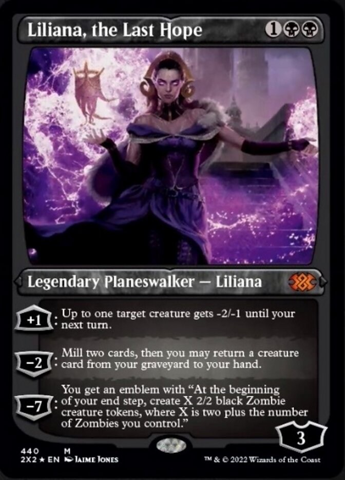 Liliana, the Last Hope (Foil Etched) [Double Masters 2022] | Enigma On Main