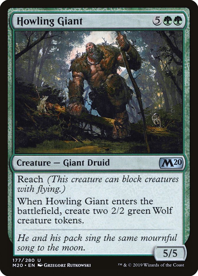 Howling Giant [Core Set 2020] | Enigma On Main