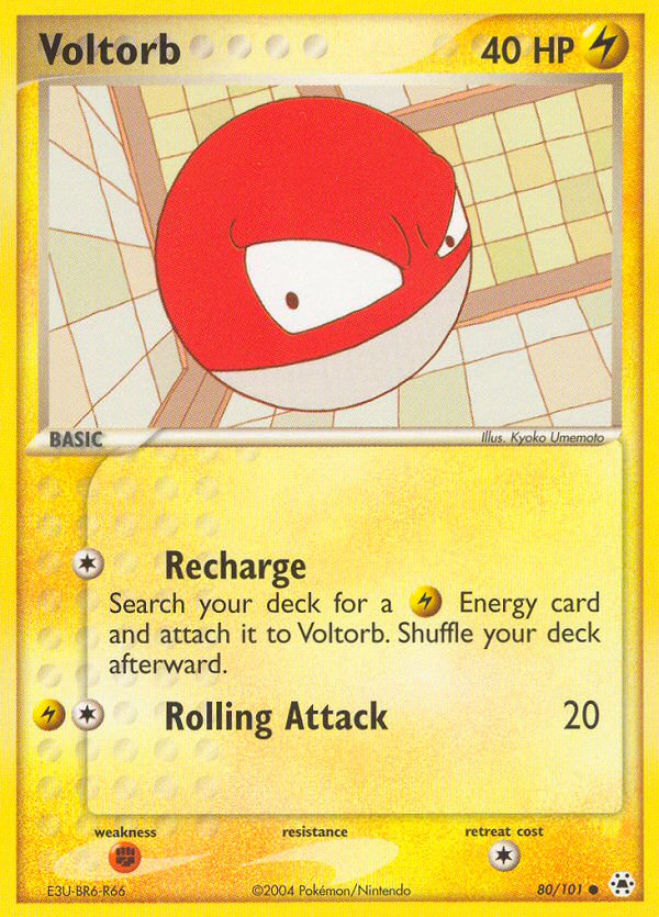 Voltorb (80/101) [EX: Hidden Legends] | Enigma On Main