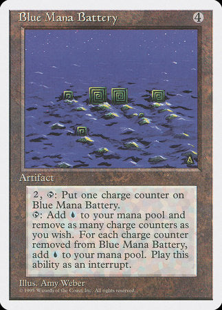 Blue Mana Battery [Fourth Edition] | Enigma On Main