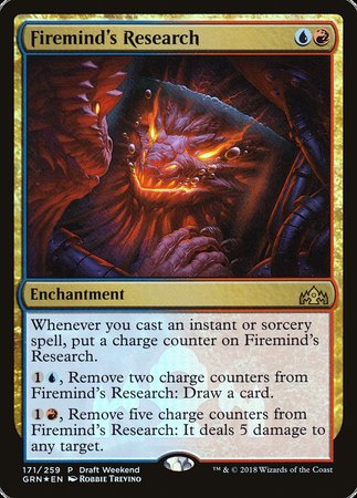 Firemind's Research [Guilds of Ravnica Promos] | Enigma On Main