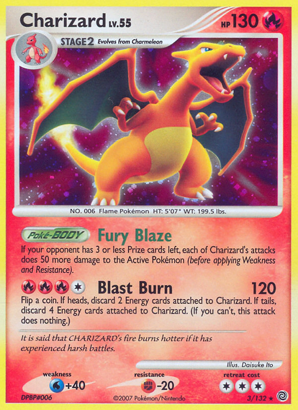 Charizard (3/132) [Diamond & Pearl: Secret Wonders] | Enigma On Main