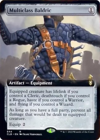 Multiclass Baldric (Extended Art) [Commander Legends: Battle for Baldur's Gate] | Enigma On Main