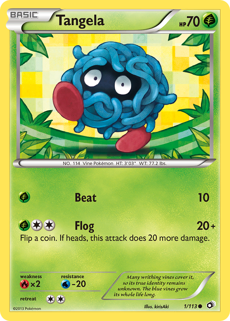 Tangela (1/113) [Black & White: Legendary Treasures] | Enigma On Main