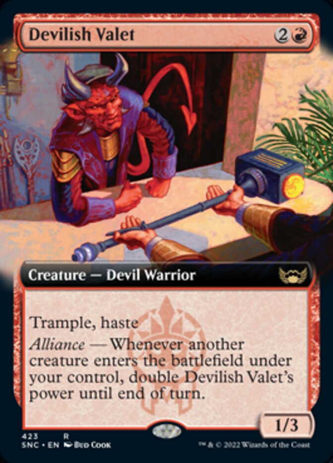 Devilish Valet (Extended Art) [Streets of New Capenna] | Enigma On Main