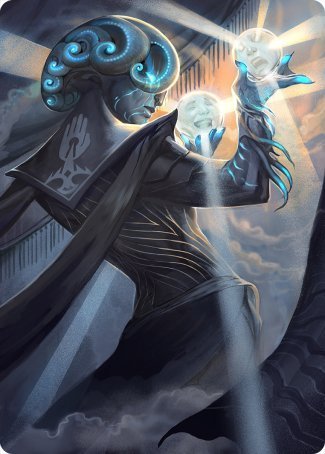 Queza, Augur of Agonies Art Card [Streets of New Capenna Art Series] | Enigma On Main