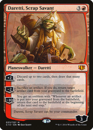 Daretti, Scrap Savant [Commander 2014] | Enigma On Main