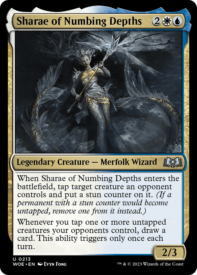 Sharae of Numbing Depths [Wilds of Eldraine] | Enigma On Main