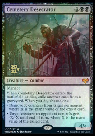 Cemetery Desecrator [Innistrad: Crimson Vow Prerelease Promos] | Enigma On Main