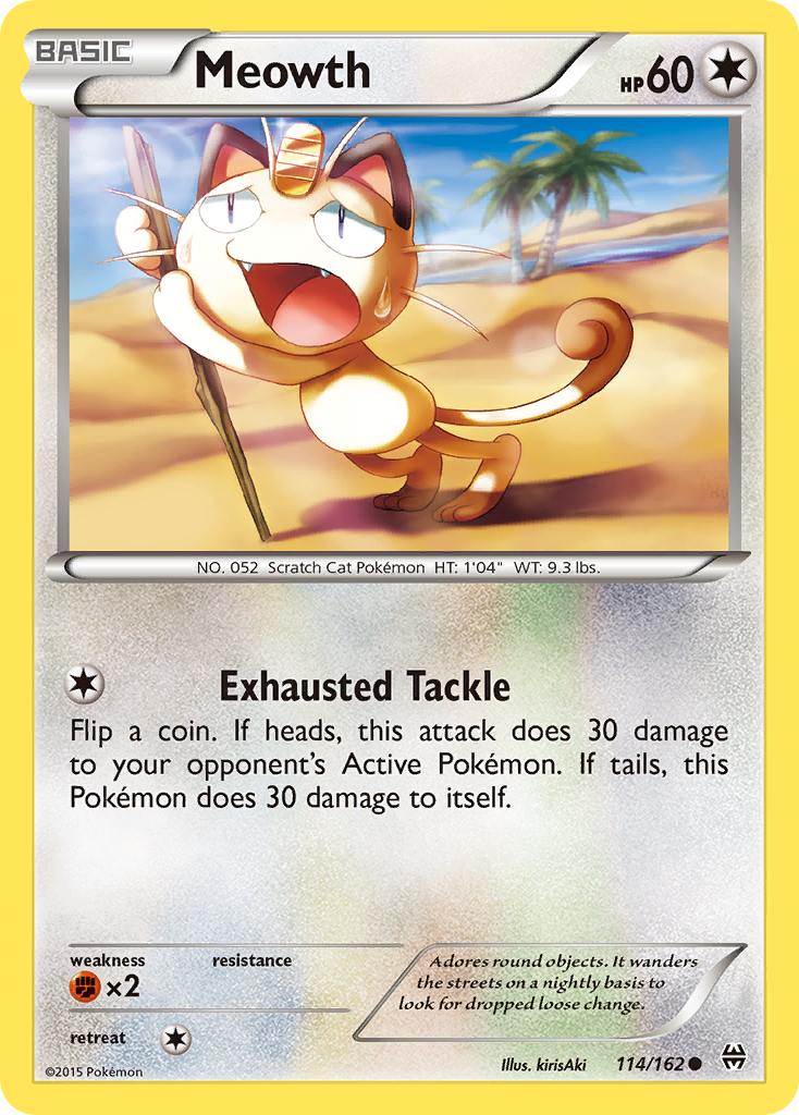 Meowth (114/162) [XY: BREAKthrough] | Enigma On Main