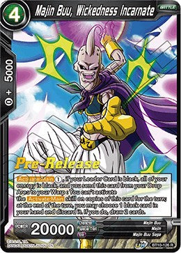 Majin Buu, Wickedness Incarnate (BT10-126) [Rise of the Unison Warrior Prerelease Promos] | Enigma On Main