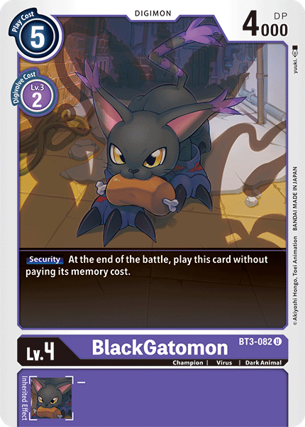 BlackGatomon [BT3-082] [Release Special Booster Ver.1.5] | Enigma On Main