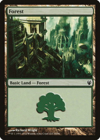 Forest (90) [Duel Decks: Izzet vs. Golgari] | Enigma On Main