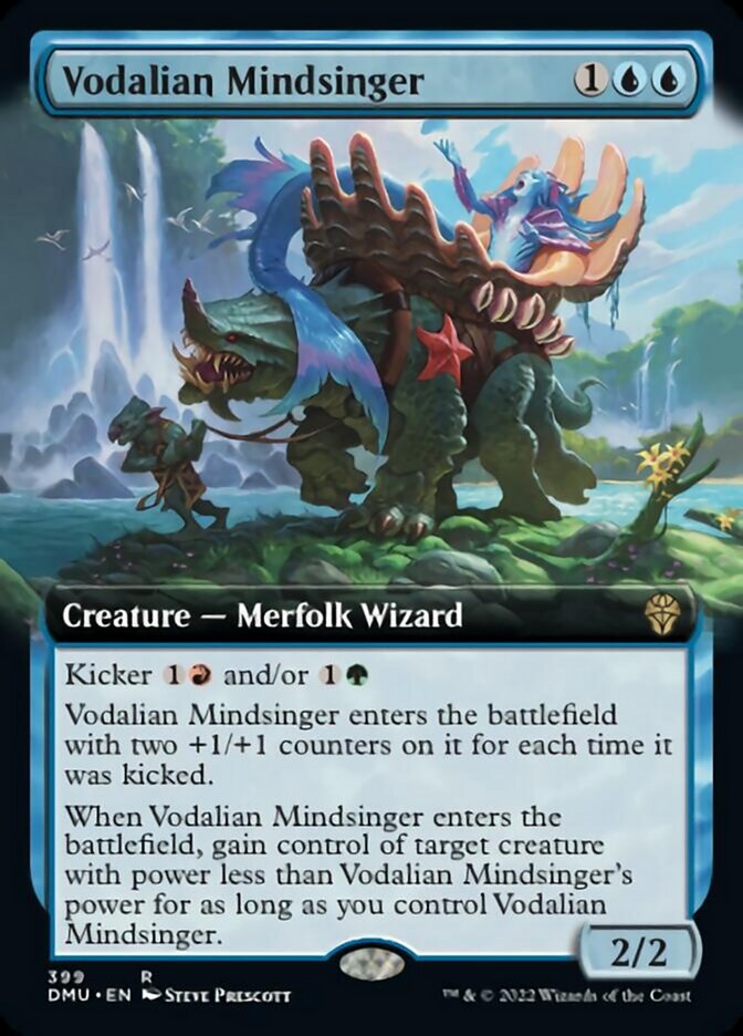 Vodalian Mindsinger (Extended Art) [Dominaria United] | Enigma On Main