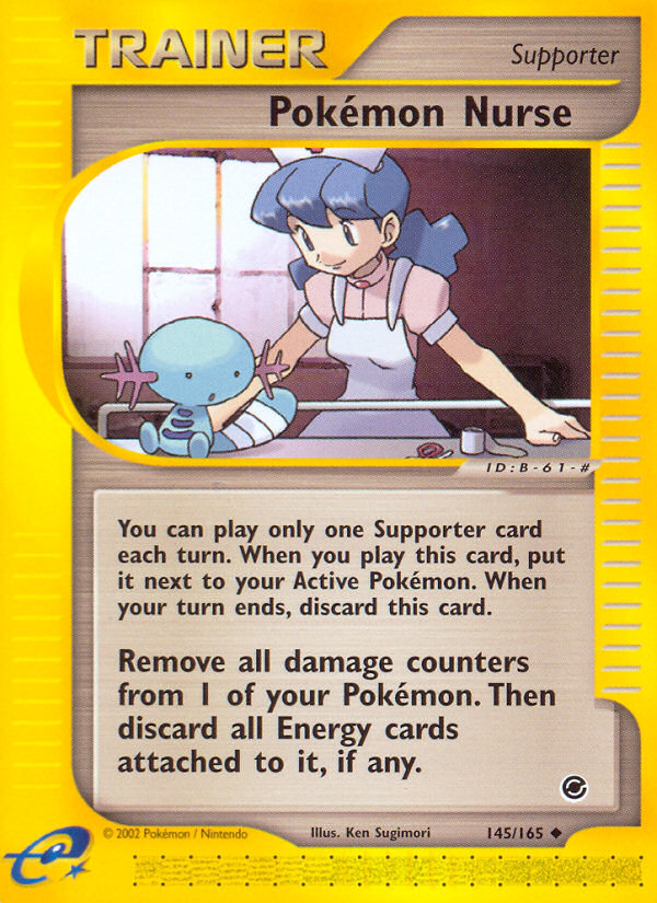 Pokemon Nurse (145/165) [Expedition: Base Set] | Enigma On Main