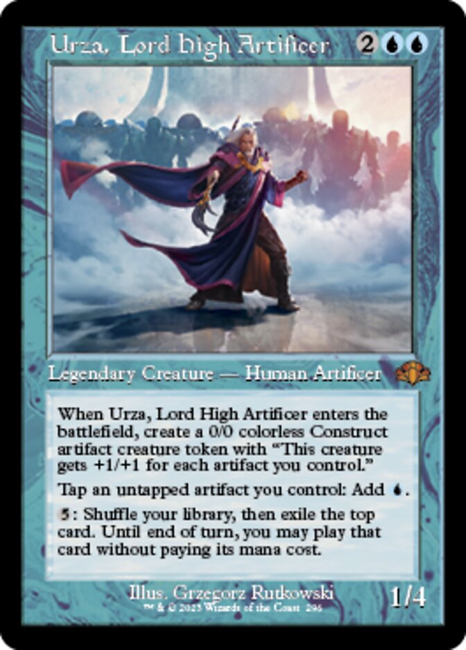 Urza, Lord High Artificer (Retro) [Dominaria Remastered] | Enigma On Main